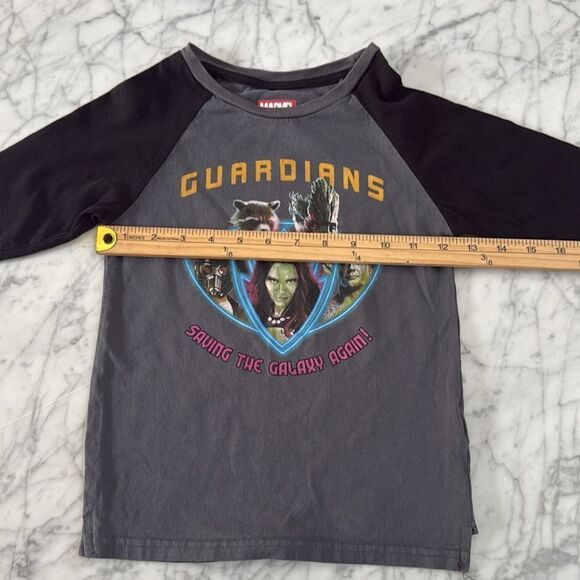 Guardians of The Galaxy Raglan Tee Youth Small 6/7 - Picture 4 of 6